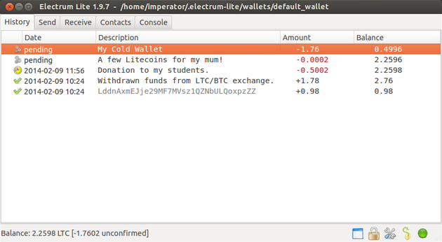 electrum ltc legacy to trezor